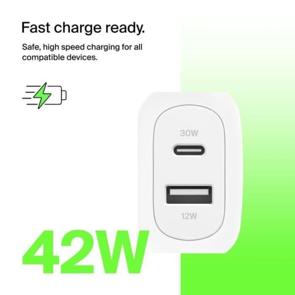 BoostCharge Dual Wall Charger 42W